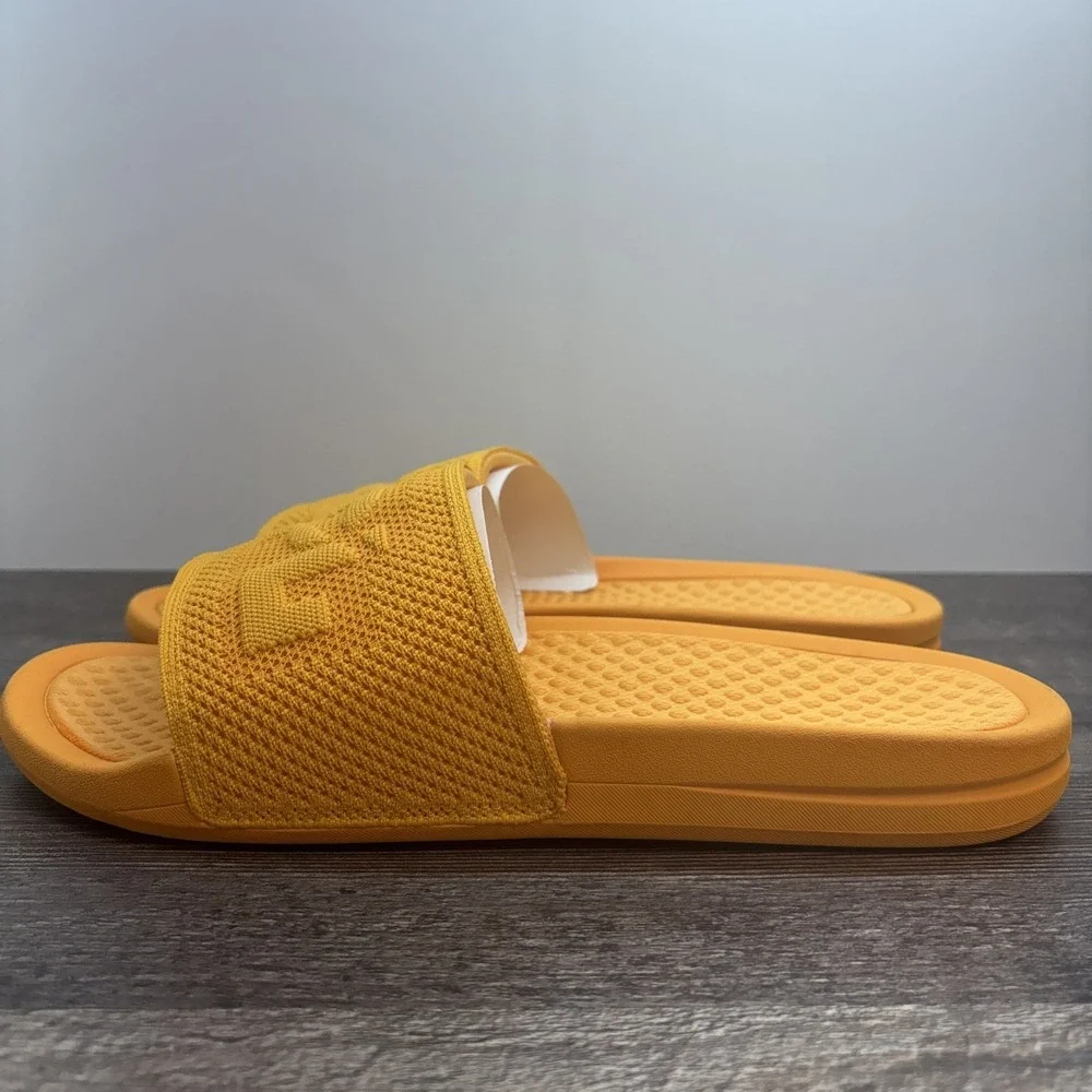 APL Slides Men's 11 BL TechLoom Mango Sandals $130‎ NEW Defect